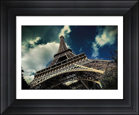 Framed Eiffel Tower (horizontal) Print