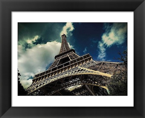 Framed Eiffel Tower (horizontal) Print