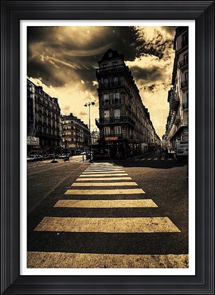 Framed Two Streets Print