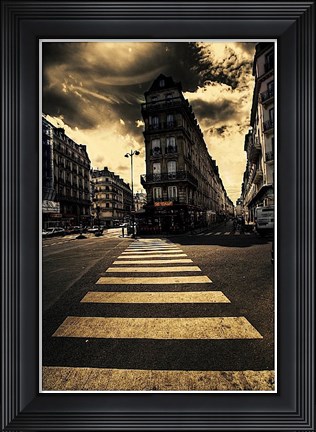 Framed Two Streets Print