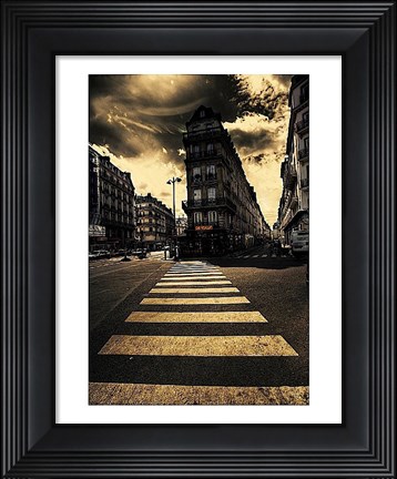 Framed Two Streets Print