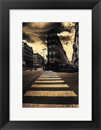 Framed Two Streets Print