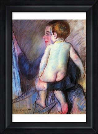 Framed At the Window Print