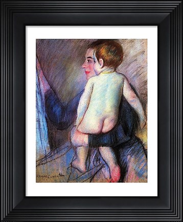 Framed At the Window Print