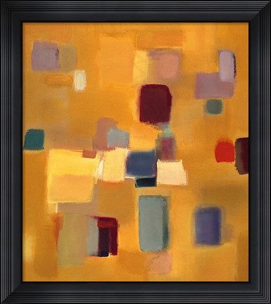 Framed Song in Gold Print