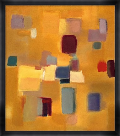 Framed Song in Gold Print