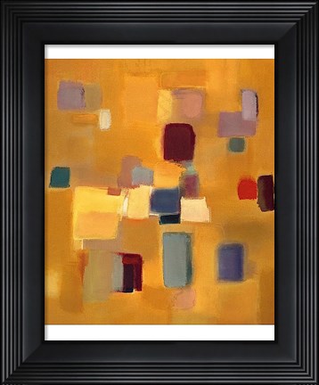 Framed Song in Gold Print