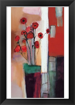 Framed Flowers at Home Print