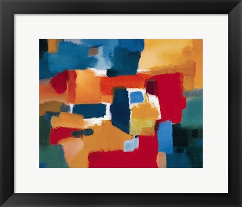 Framed Fields of Music Print