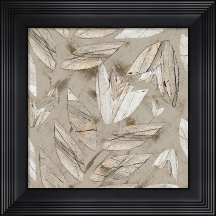 Framed Floating Leaves Print