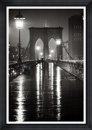 Framed Brooklyn Bridge Print