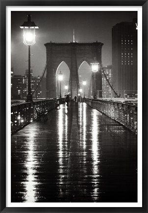 Framed Brooklyn Bridge Print