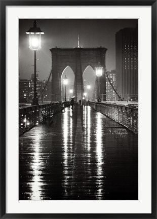 Framed Brooklyn Bridge Print