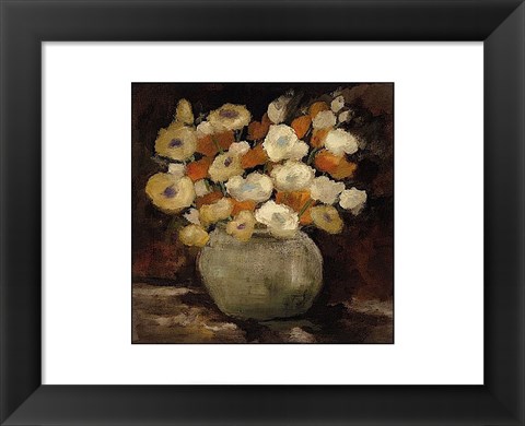 Framed Apricot Poppies Print