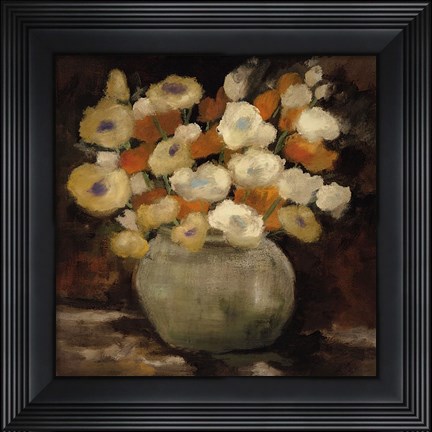 Framed Apricot Poppies Print