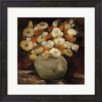 Framed Apricot Poppies Print