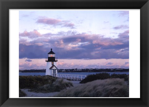 Framed Brant Point Light Print