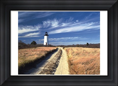 Framed Cape Poge Lighthouse Print