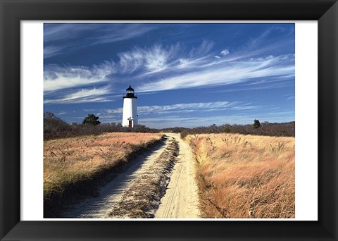 Framed Cape Poge Lighthouse Print