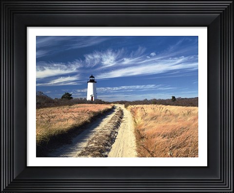 Framed Cape Poge Lighthouse Print