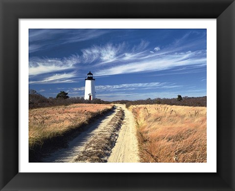 Framed Cape Poge Lighthouse Print