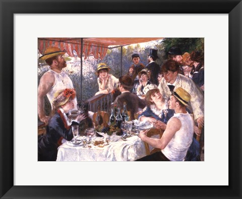 Framed Luncheon of the Boating Party Print