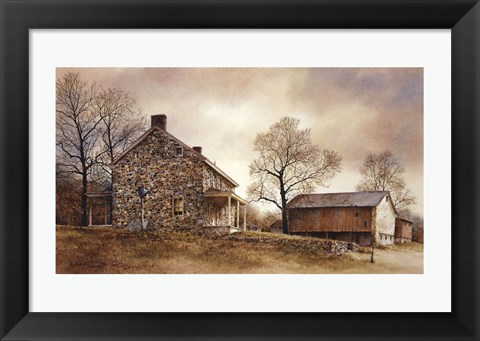 Framed Pennsylvania Morning Print