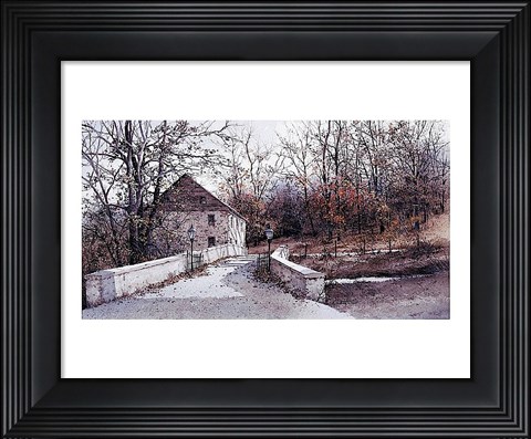 Framed Mill Bridge Print