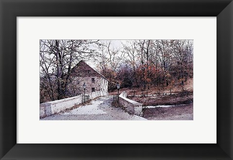 Framed Mill Bridge Print