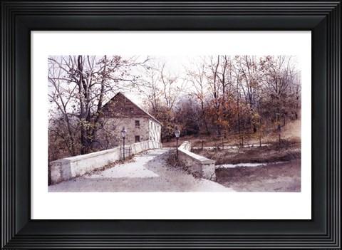 Framed Mill Bridge Print