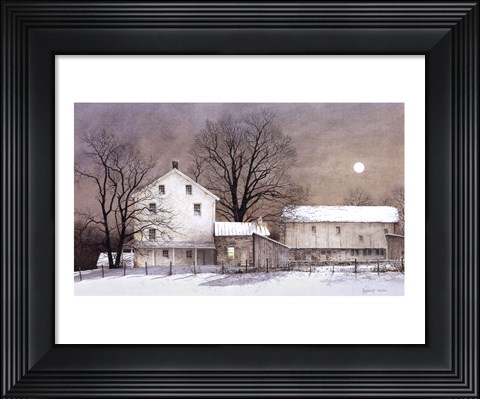 Framed Full Moon Print