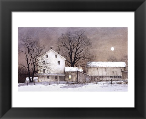 Framed Full Moon Print