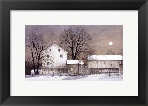 Framed Full Moon Print