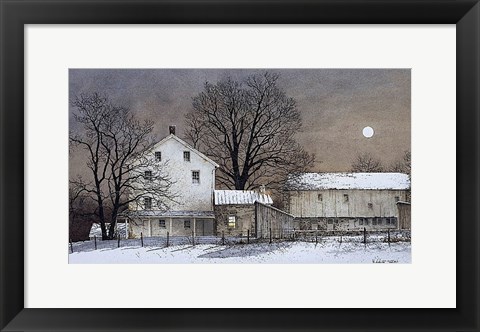 Framed Full Moon Print