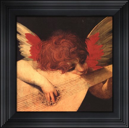 Framed Musical Angel Print