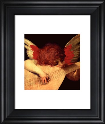 Framed Musical Angel Print