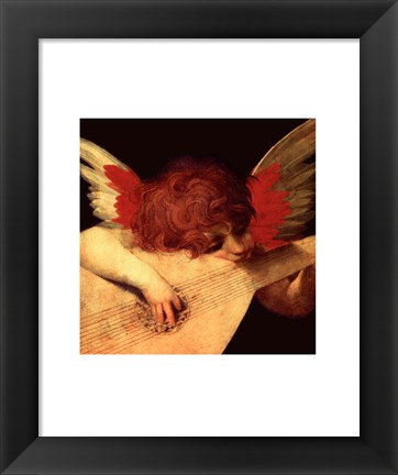 Framed Musical Angel Print