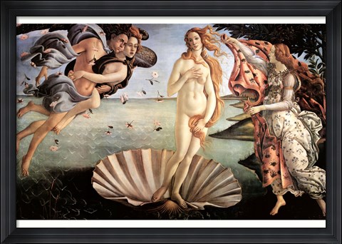 Framed Birth of Venus Print