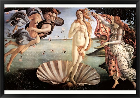 Framed Birth of Venus Print