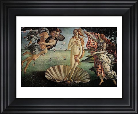 Framed Birth of Venus Print
