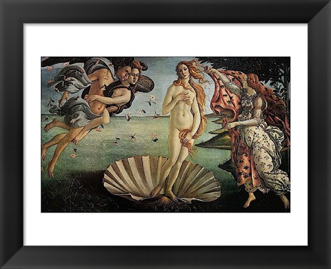 Framed Birth of Venus Print