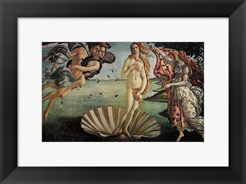 Framed Birth of Venus Print