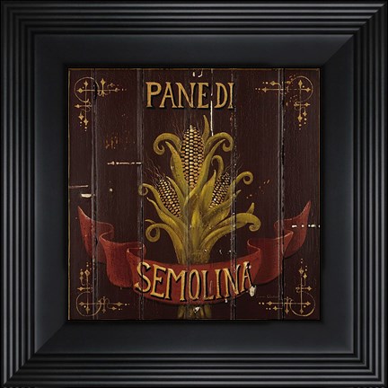 Framed Semolina Print
