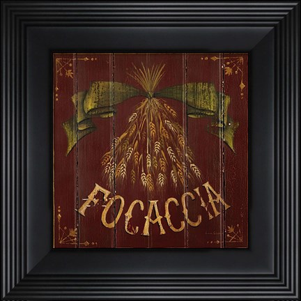 Framed Focaccia Print