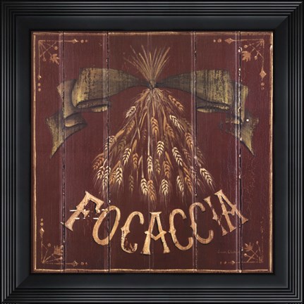 Framed Focaccia Print