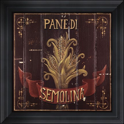 Framed Semolina Print