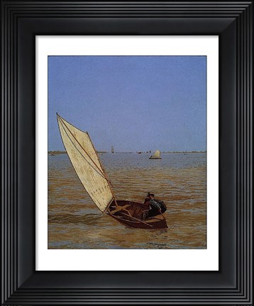 Framed Starting Out After Rail, 1874 Print