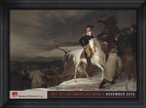 Framed Passage of the Delaware, 1819 Print