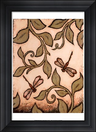 Framed Dragonfly 11 Print