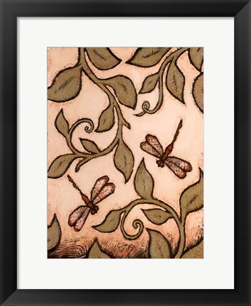 Framed Dragonfly 11 Print